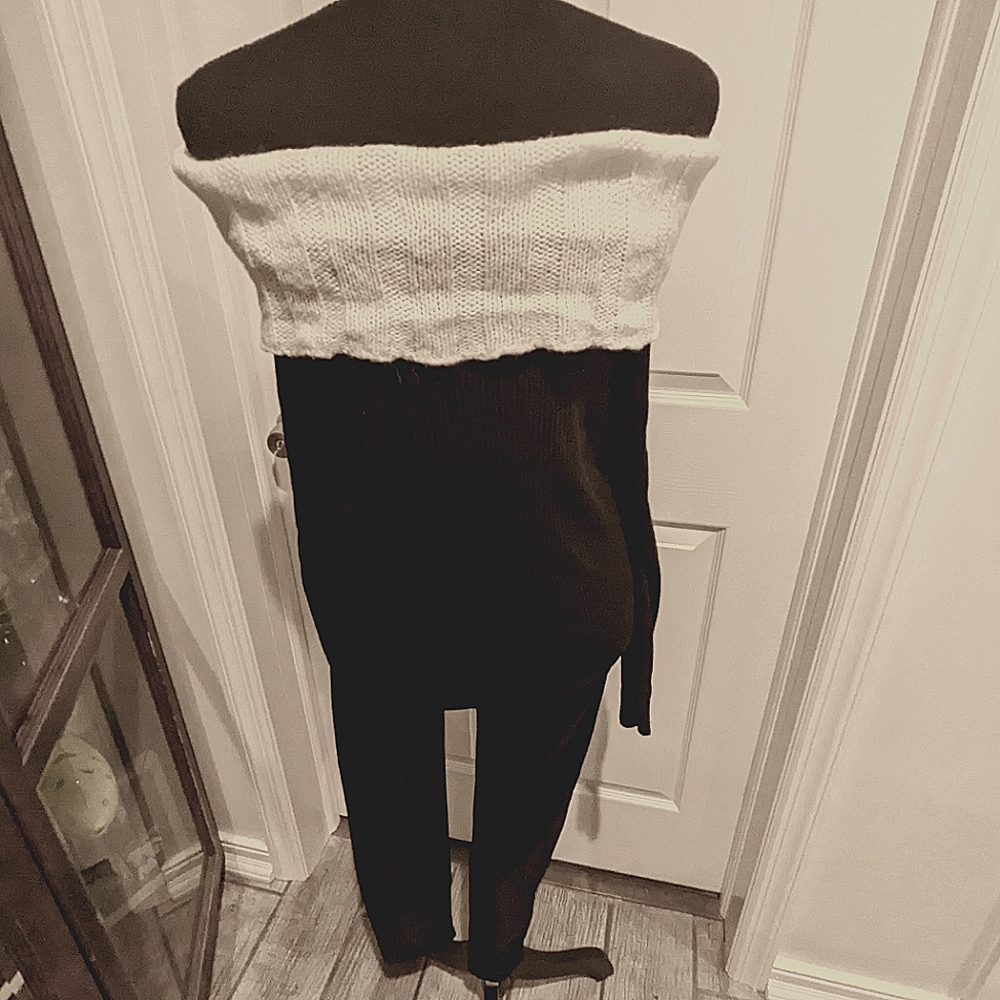 It's a really cute off the shoulder sweater